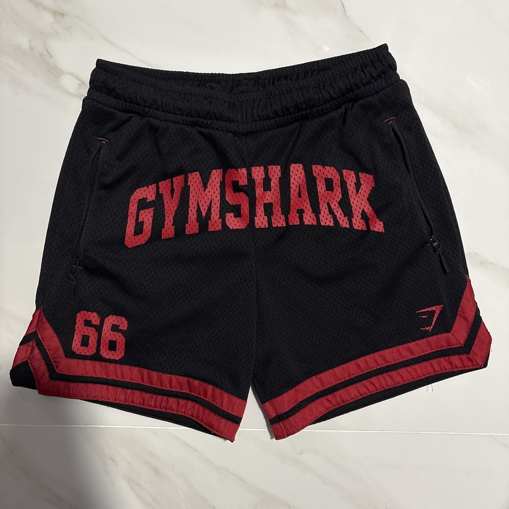GYMSHARK 'Campus Varsity' Mesh Shorts Medium Workout Train Exercise Gym Run Mens